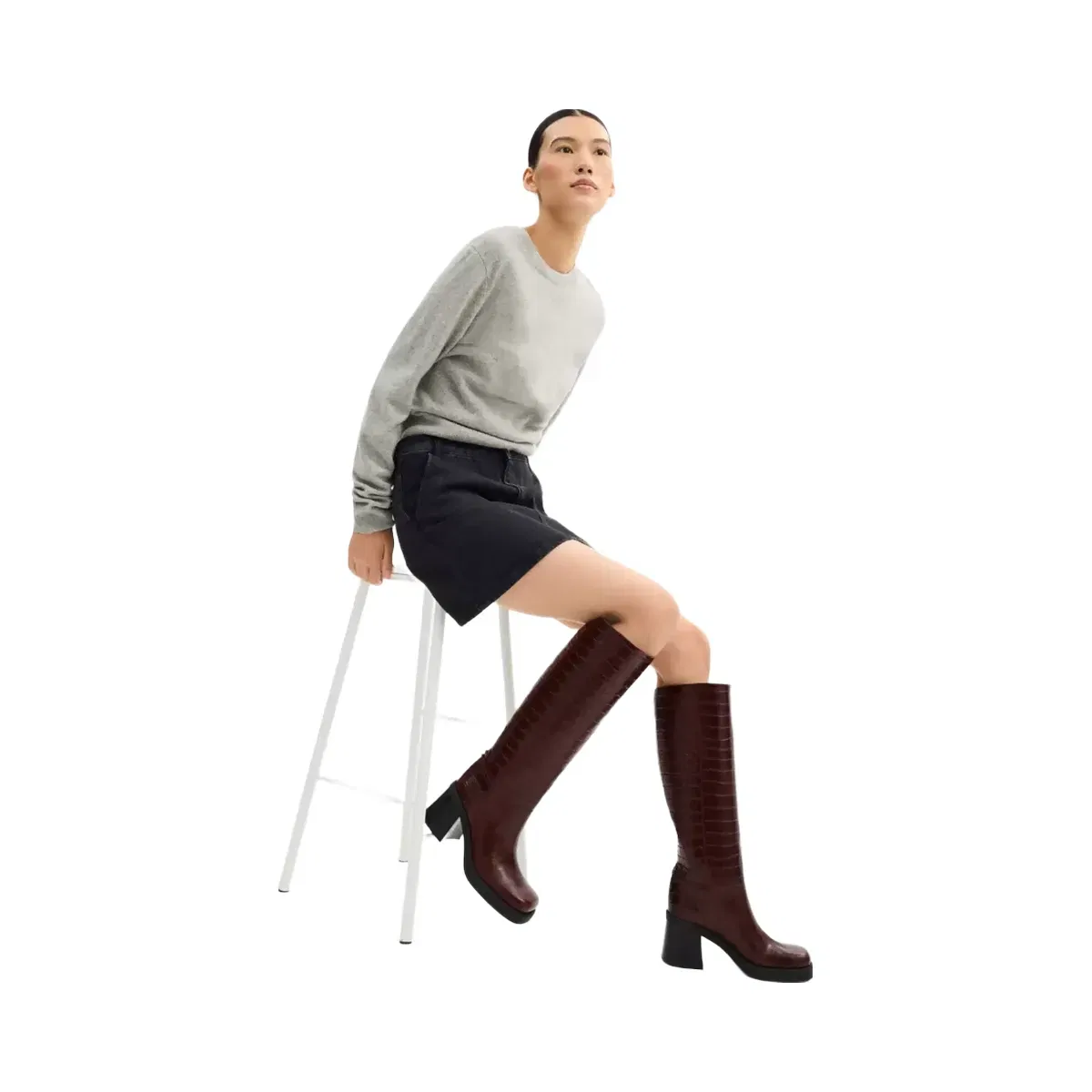 Coach Sculpted C Tall Boot in Maple