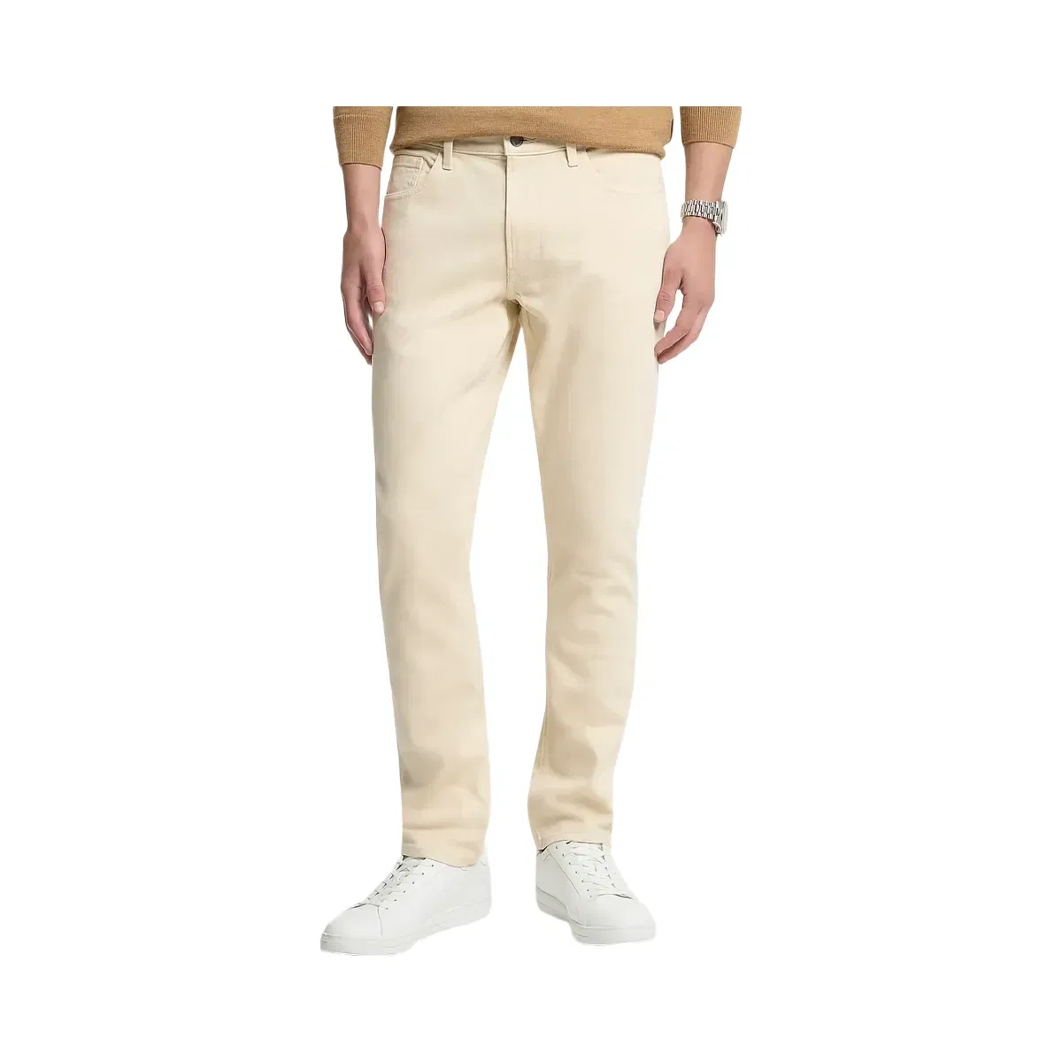 Michael Kors Parker Slim-Fit Stretch Denim Jeans Bone