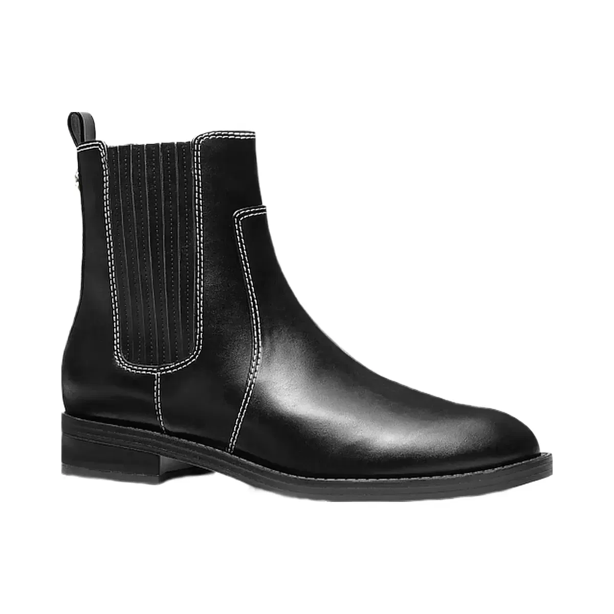 Michael Kors Ella Contrast-Stitched Chelsea Boot Black