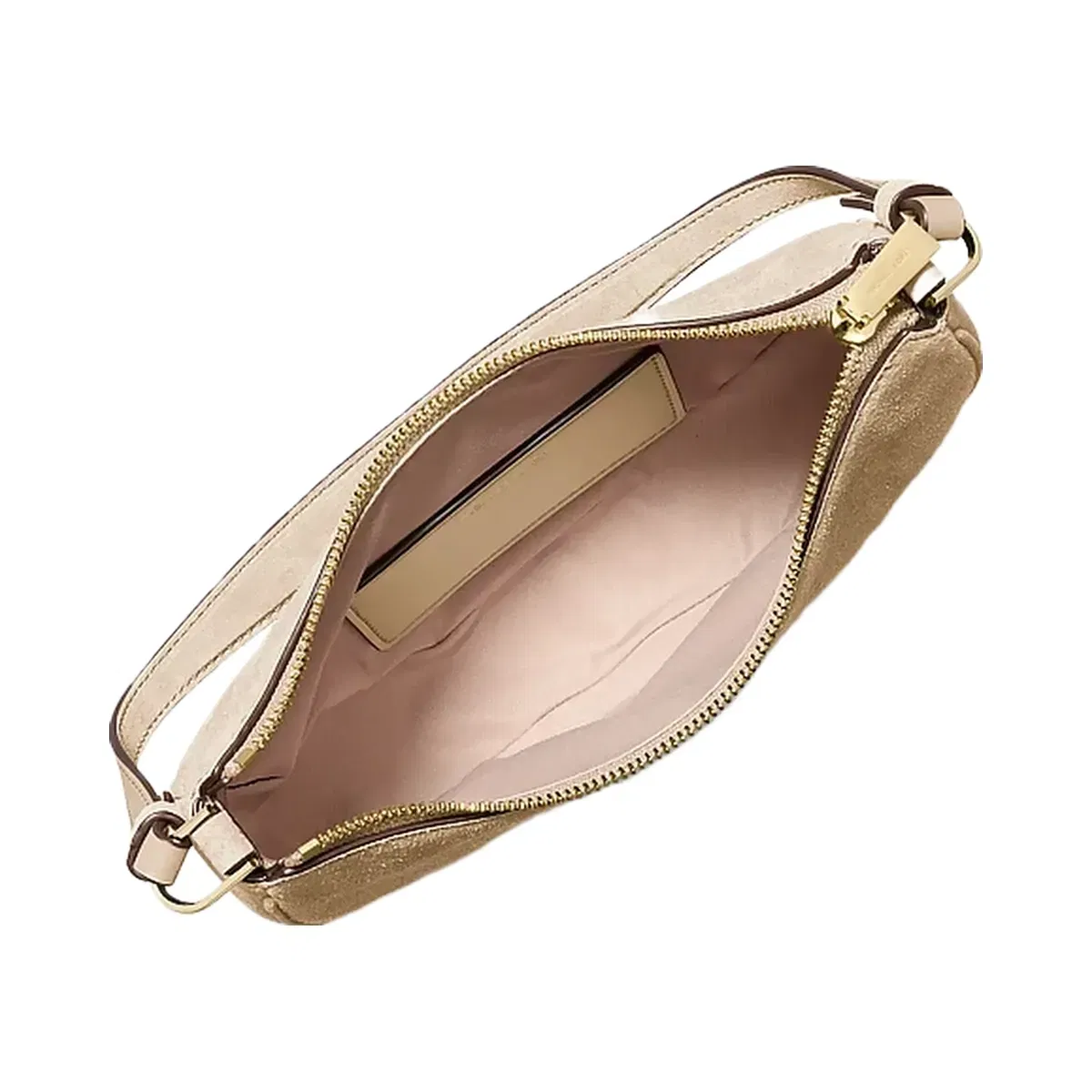 Michael Kors Kyla Small Suede Convertible Pochette Khaki