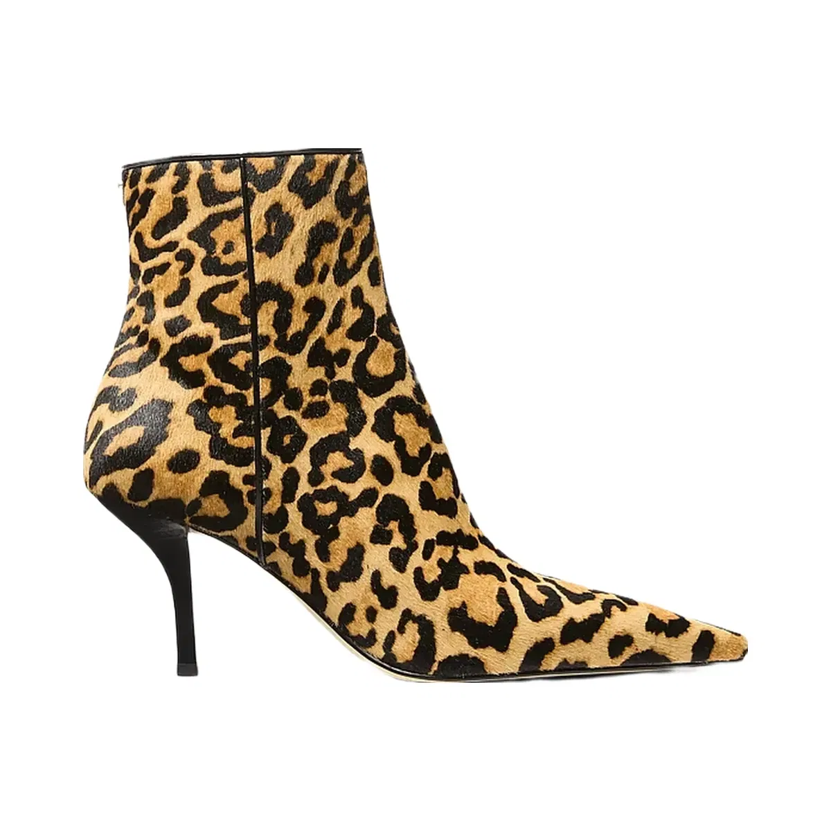 Michael Kors Selina Leopard Print Calf Hair Ankle Boot Marigold
