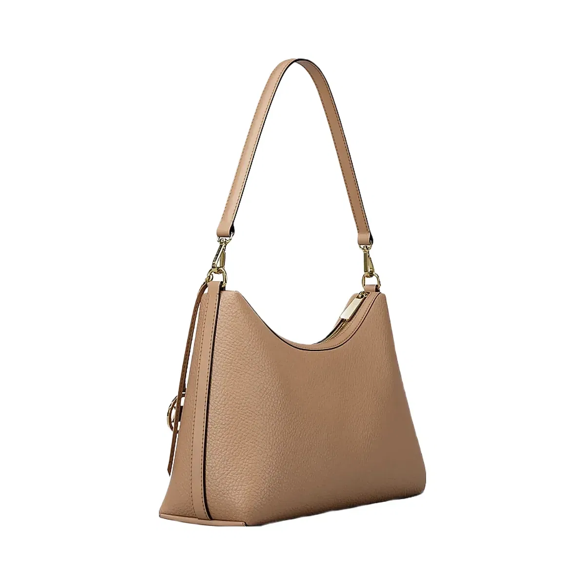 Michael Kors Sammy Medium Pebbled Leather Convertible Shoulder Bag Camel