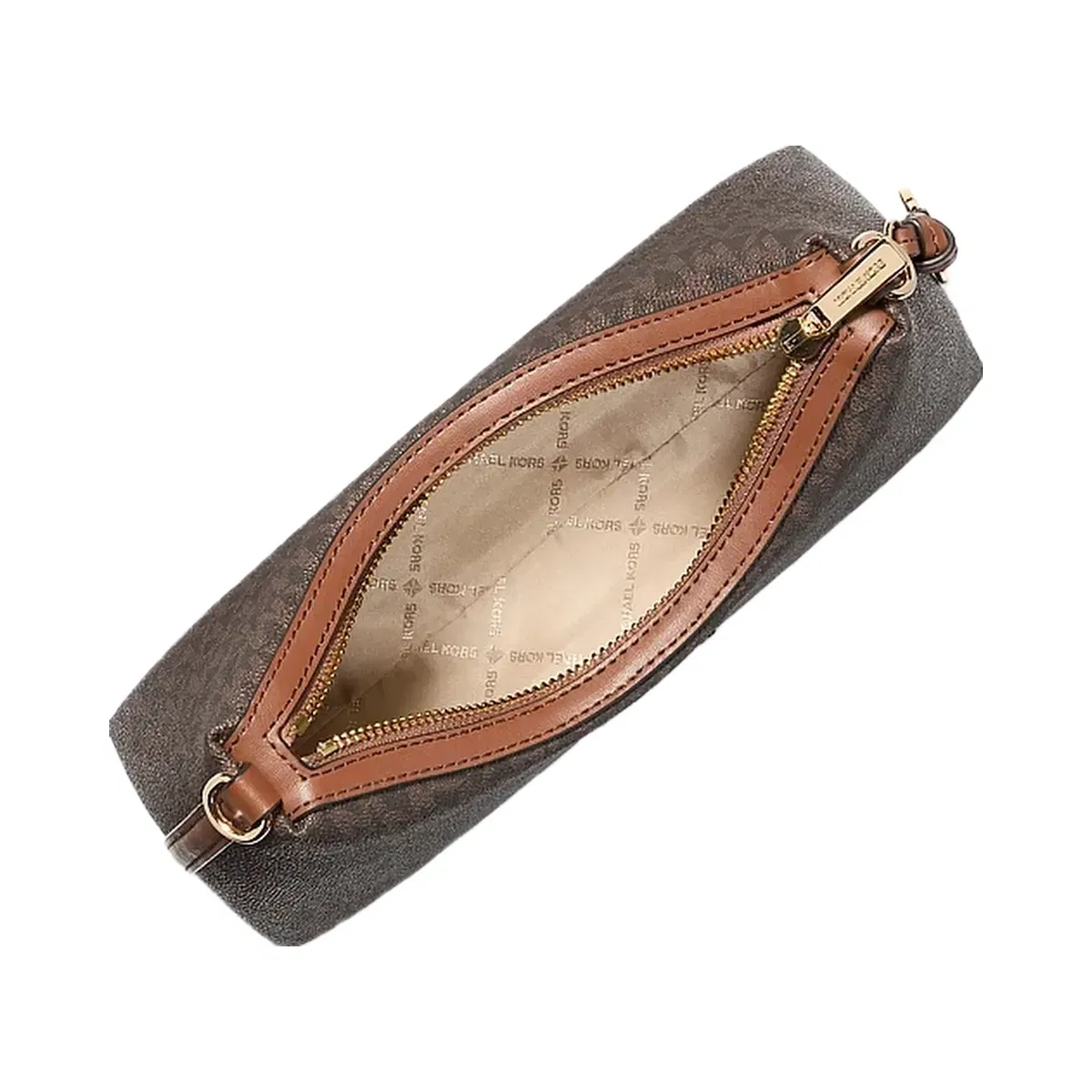 Michael Kors Sammy Small Signature Logo Convertible Crossbody Bag Brown