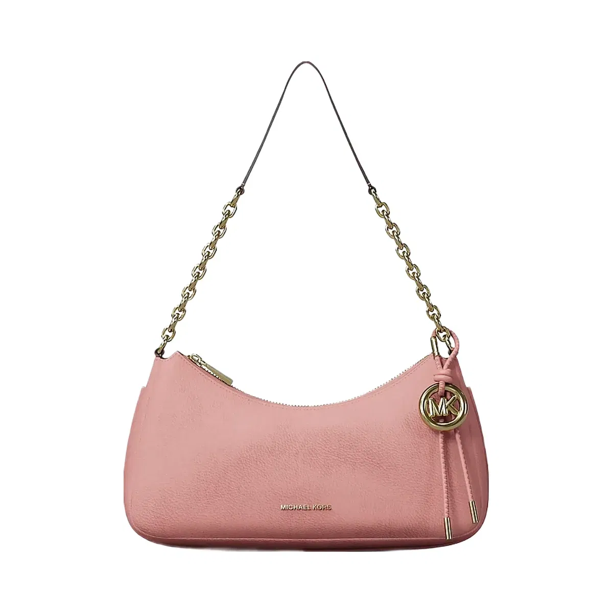Michael Kors Nolita Medium Nubuck Chain Pochette Primrose