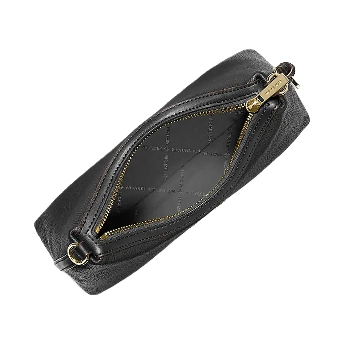 Michael Kors Sammy Small Pebbled Leather Convertible Crossbody Bag Black