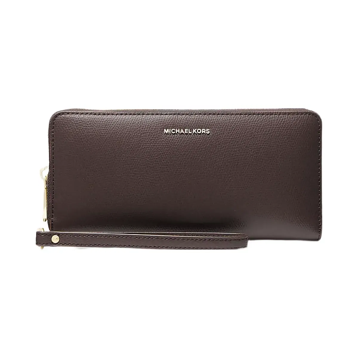 Michael Kors Jet Set Travel Large Leather Continental Wallet Chocolate