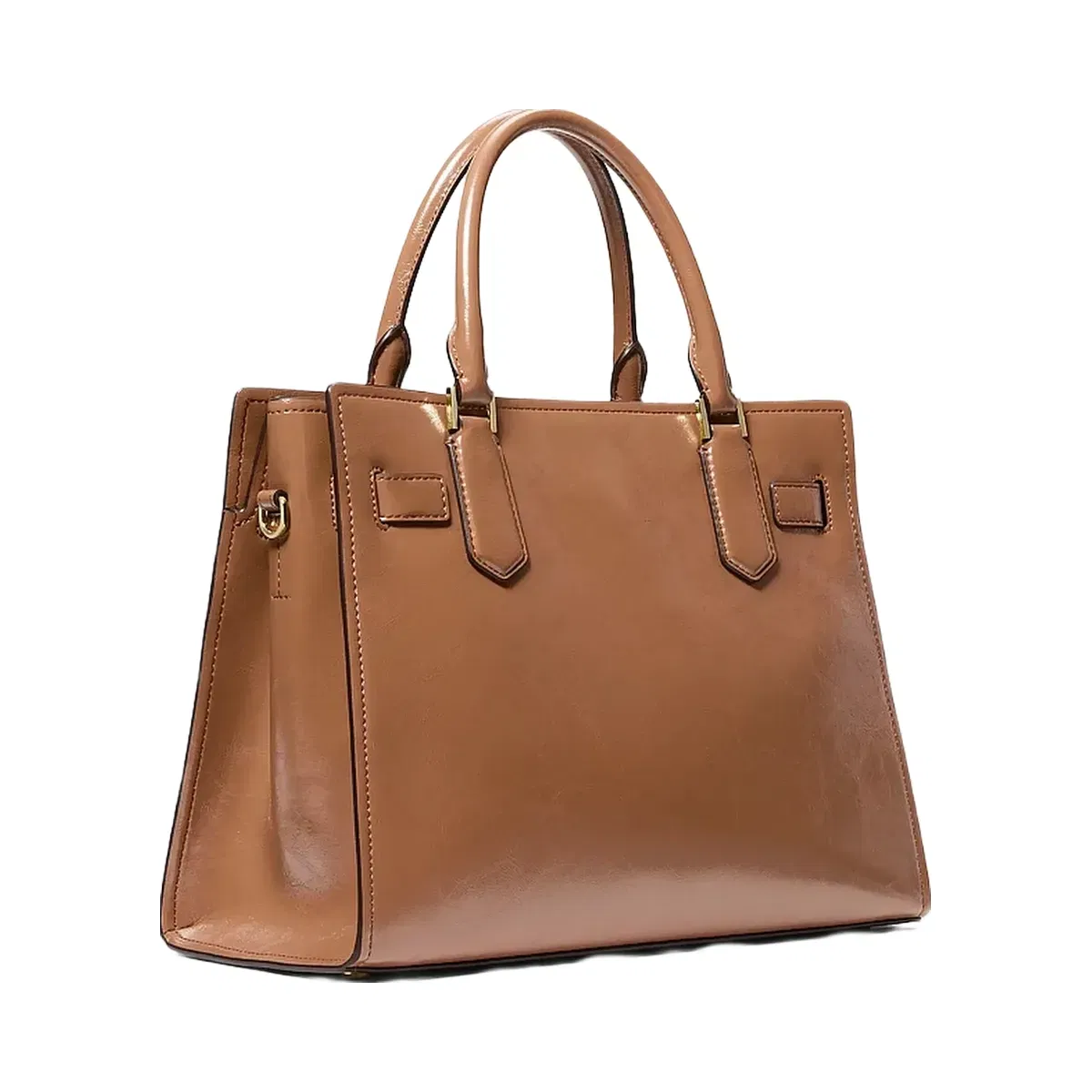 Michael Kors Hamilton Medium Patent Satchel Luggage