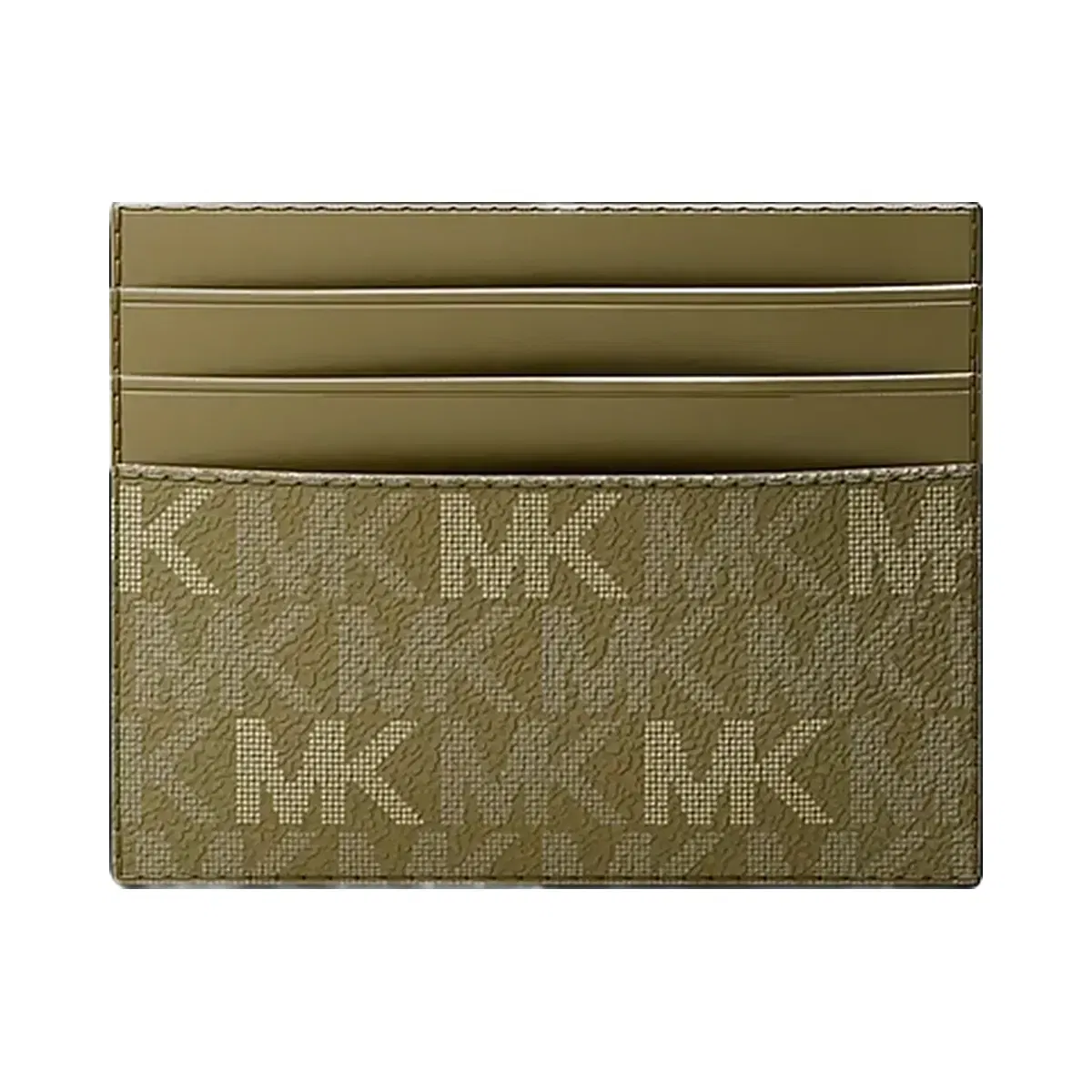 Michael Kors Cooper Signature Logo Card Case Oregano