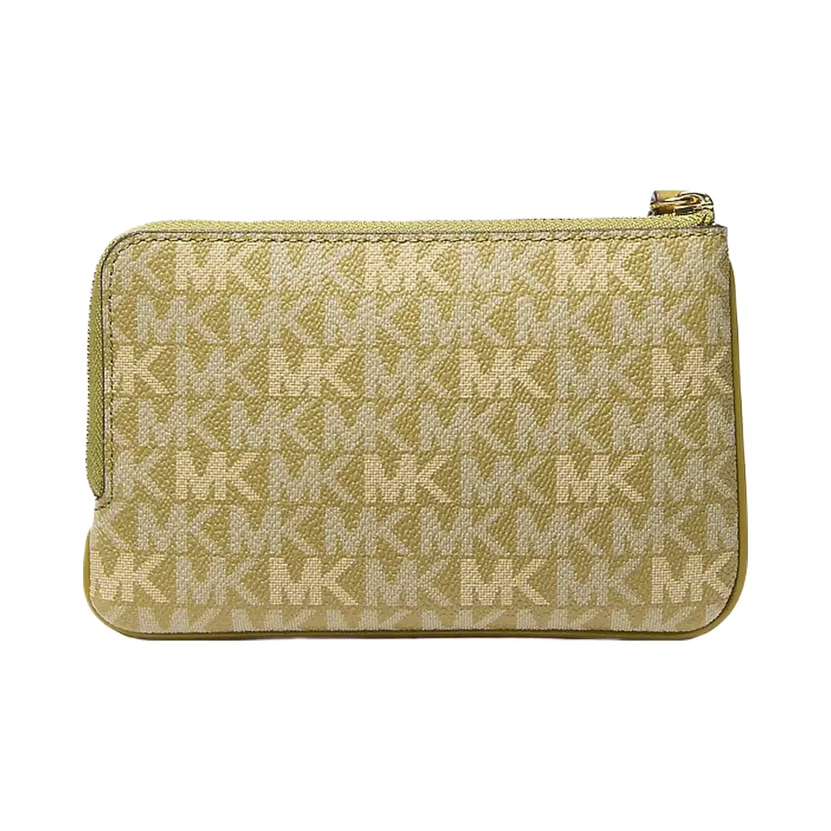 Michael Kors Jet Set Travel Small Signature Logo Wristlet Oregano