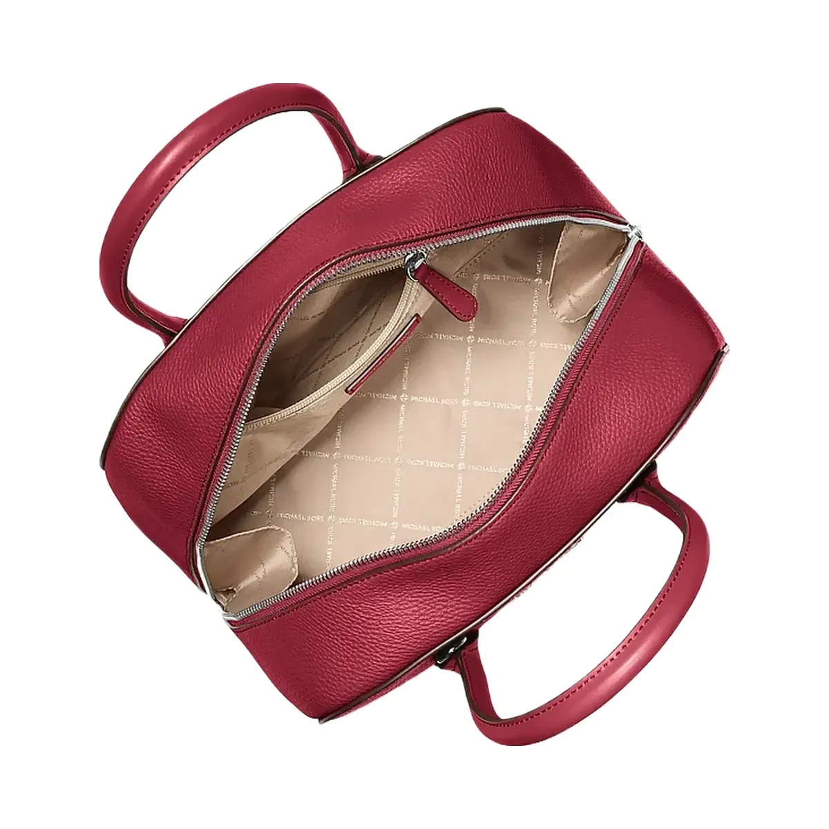 Michael Kors Ashton Medium Satchel Maroon