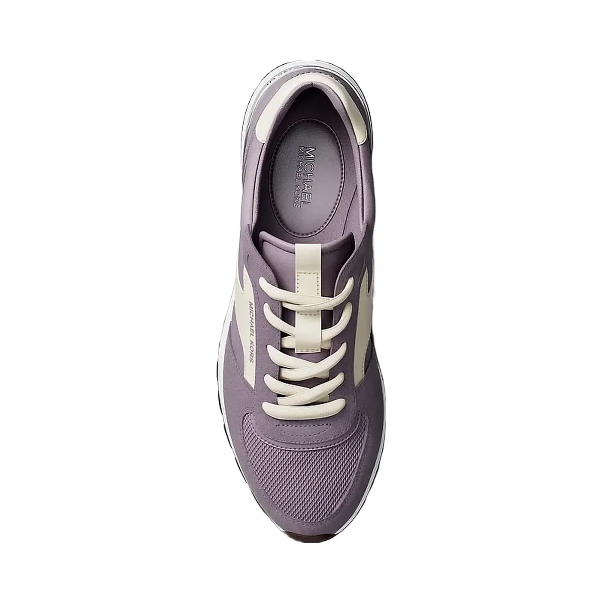 Michael Kors Remy Mixed-Media Trainer Lilac