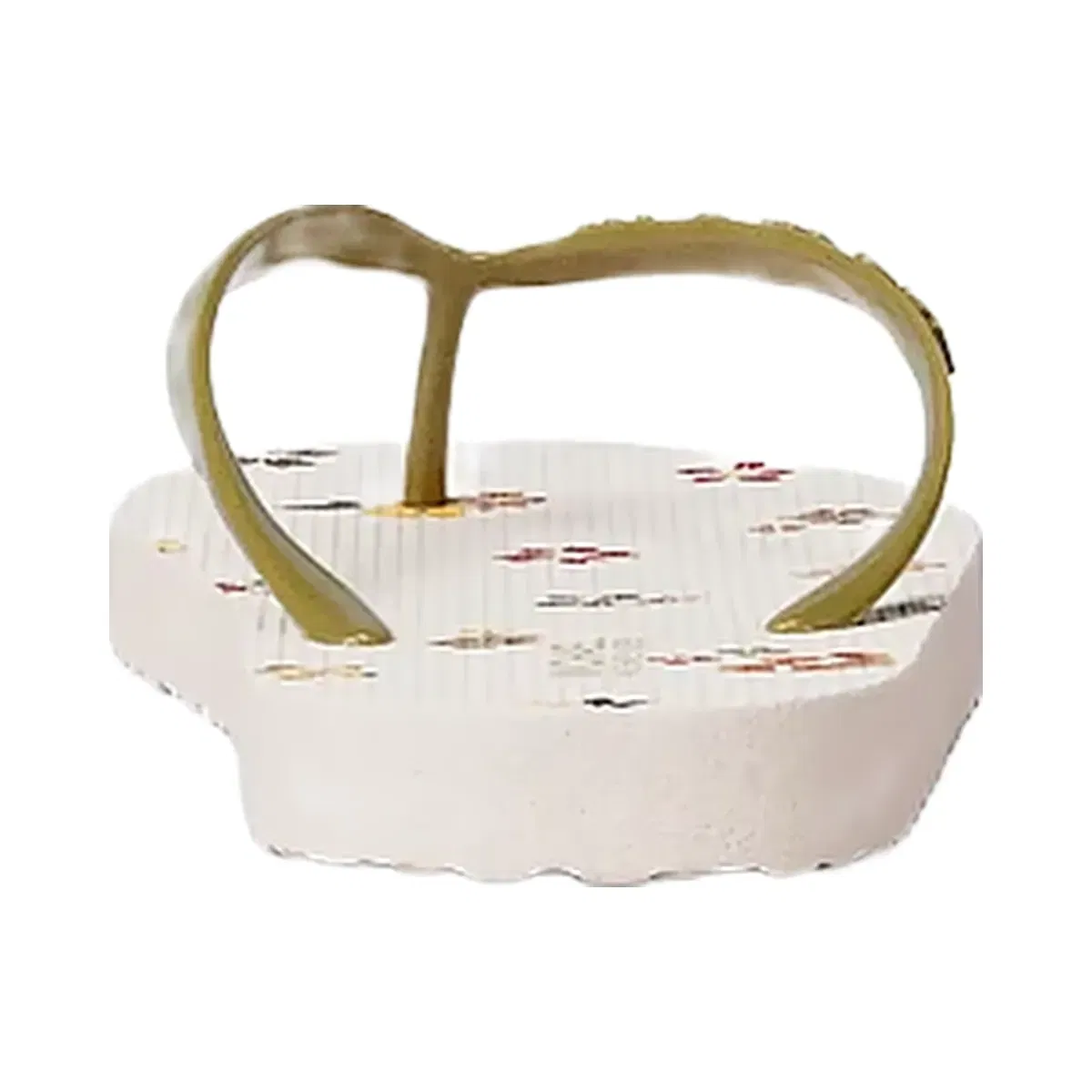 Michael Kors Floral Printed Flip Flop Cream Multi