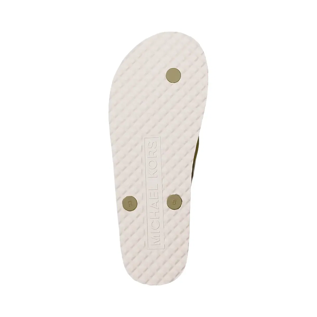 Michael Kors Floral Printed Flip Flop Cream Multi