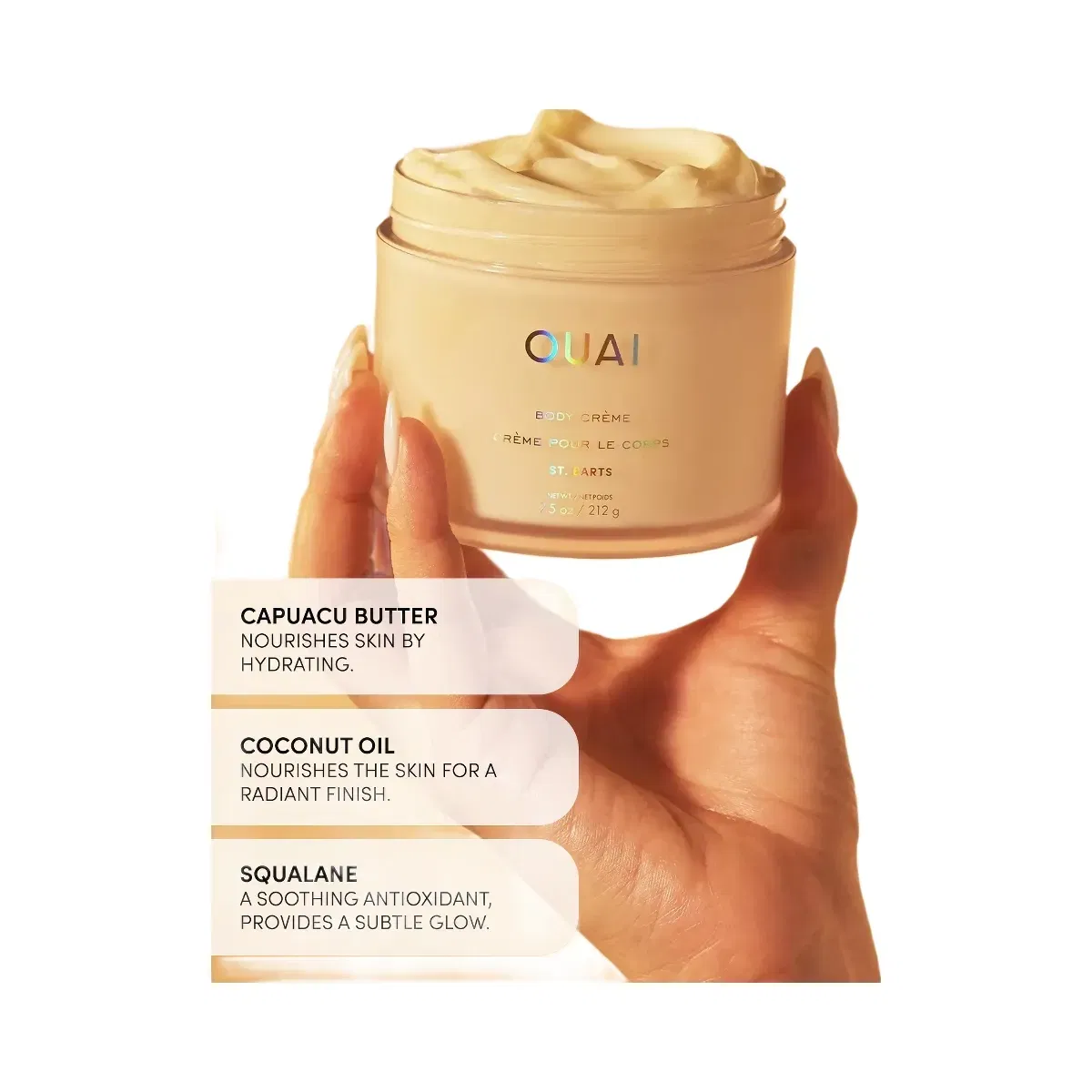 OUAI Body Creme St. Barts Scent