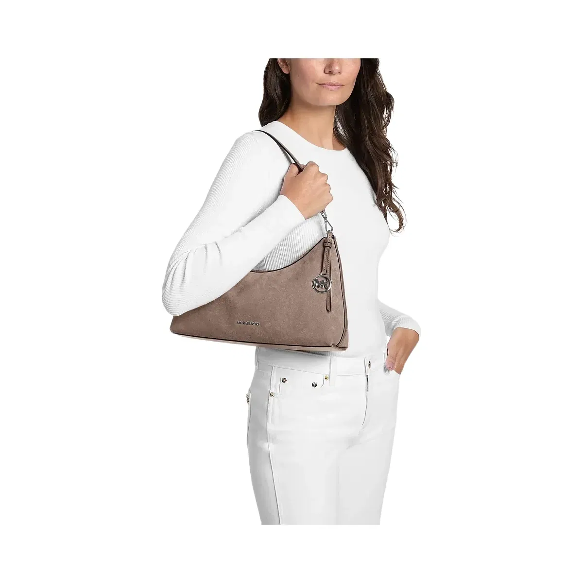 Michael Kors Sammy Medium Convertible Shoulder Bag Mushroom