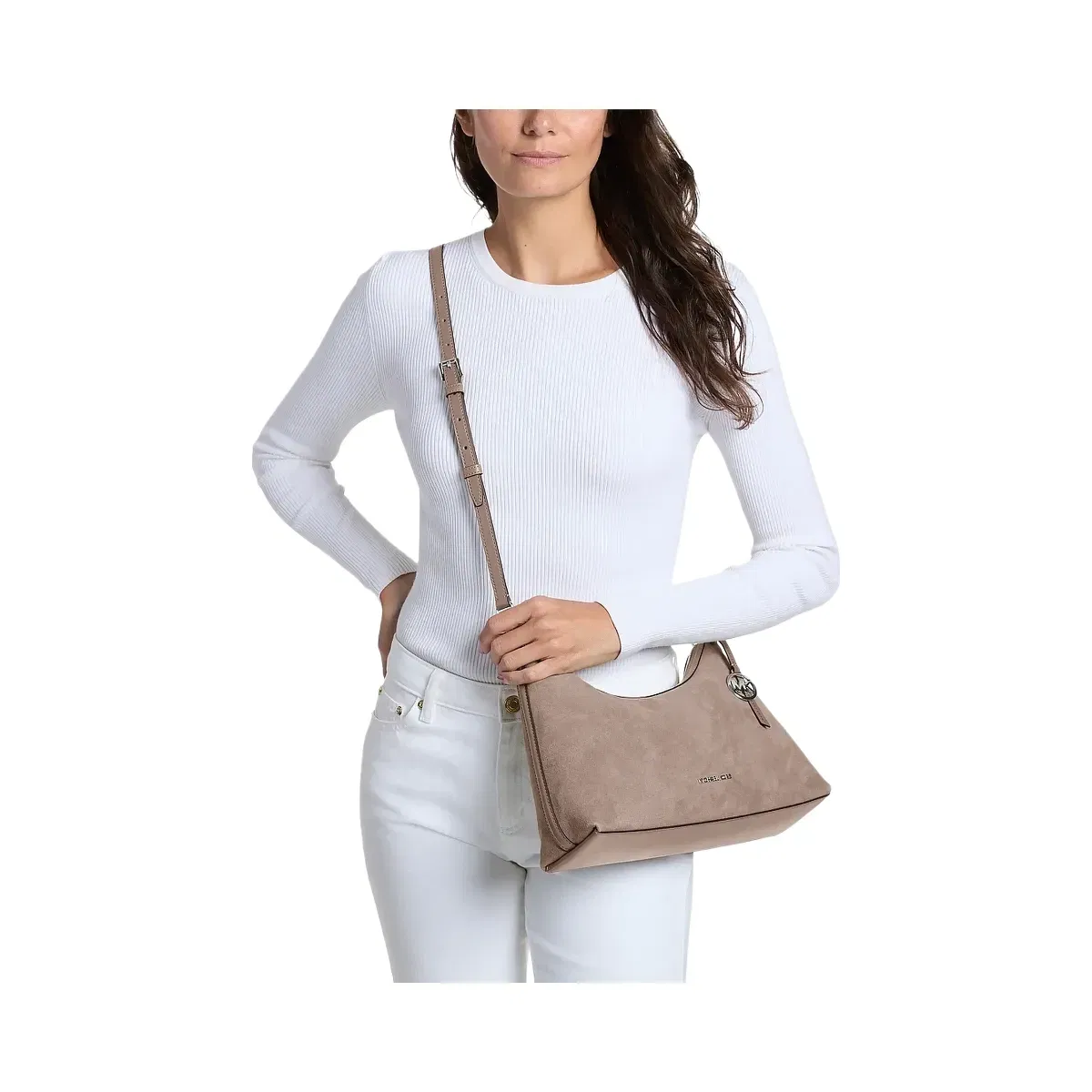 Michael Kors Sammy Medium Convertible Shoulder Bag Mushroom