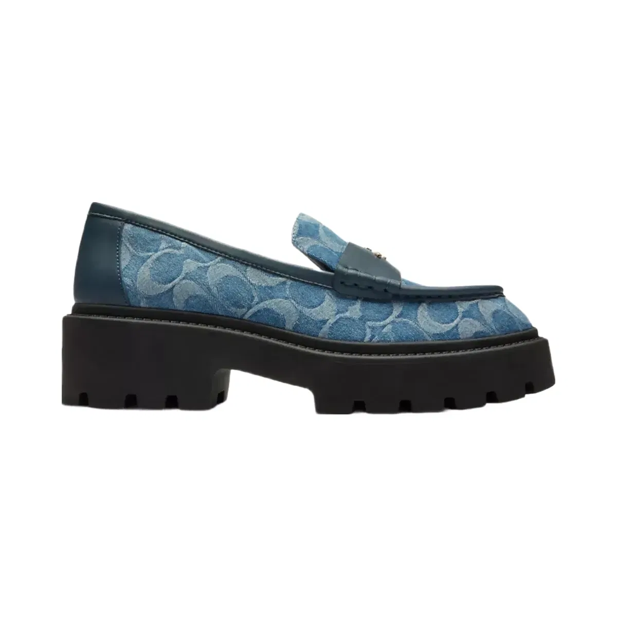 Coach Lucy Lug Sole In Signature Denim in Indigo