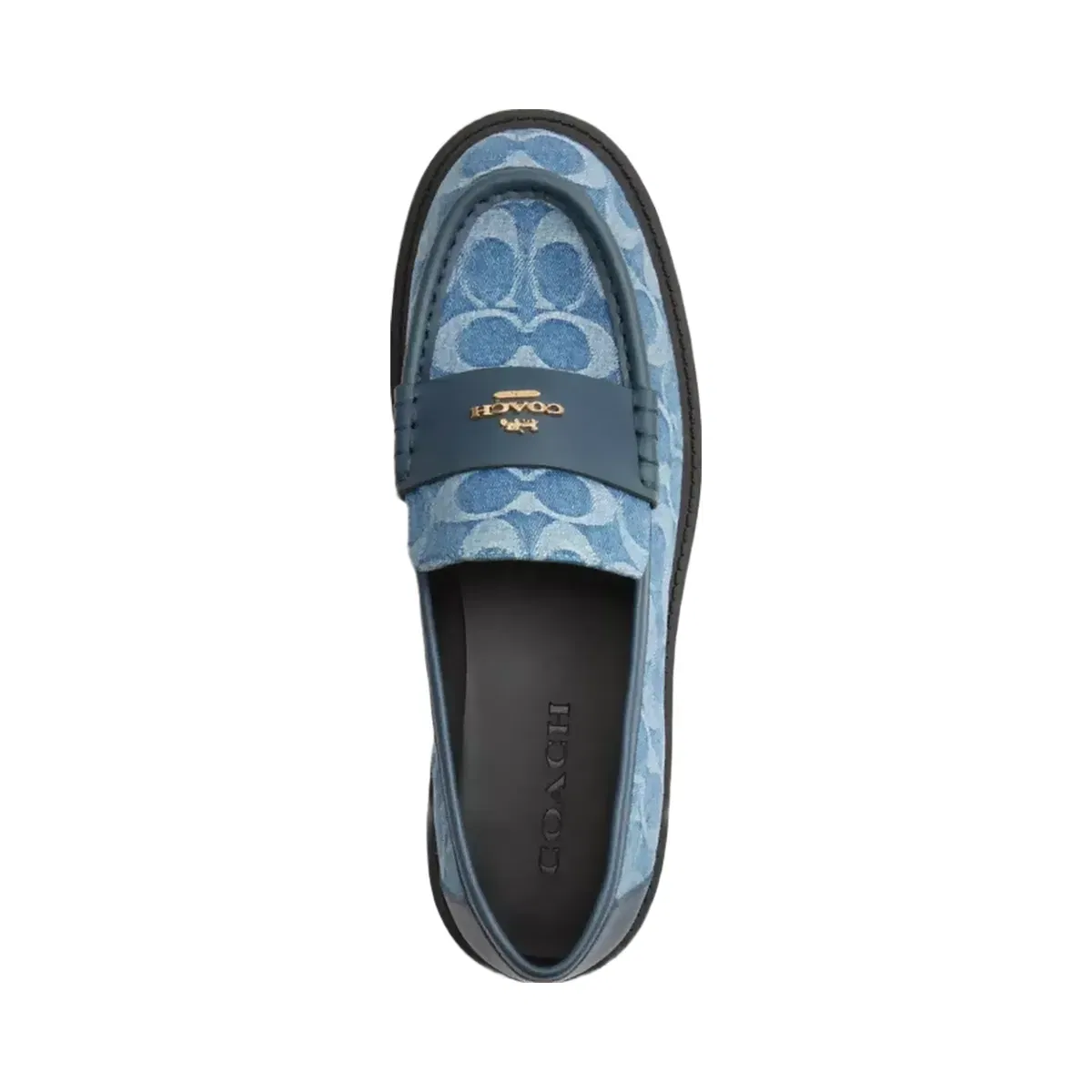 Coach Lucy Lug Sole In Signature Denim in Indigo