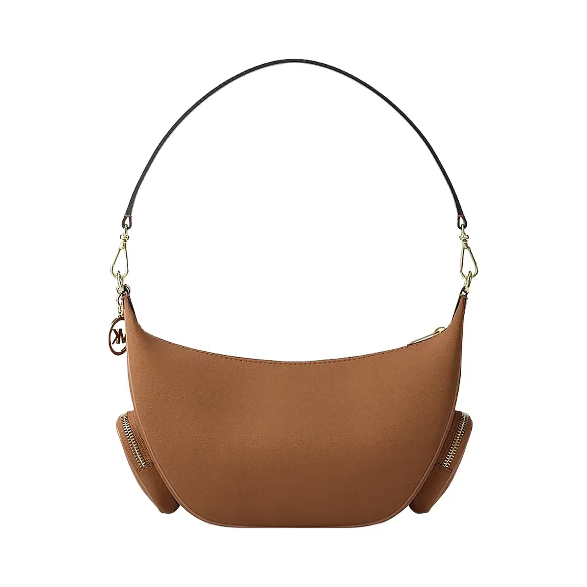 Michael Kors Merritt Medium Suede Convertible Shoulder Bag Luggage