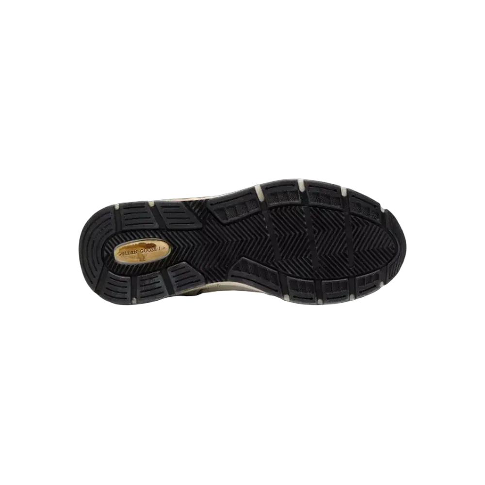 Golden Goose Dad-Star In Suede And Mesh With White Leather Star