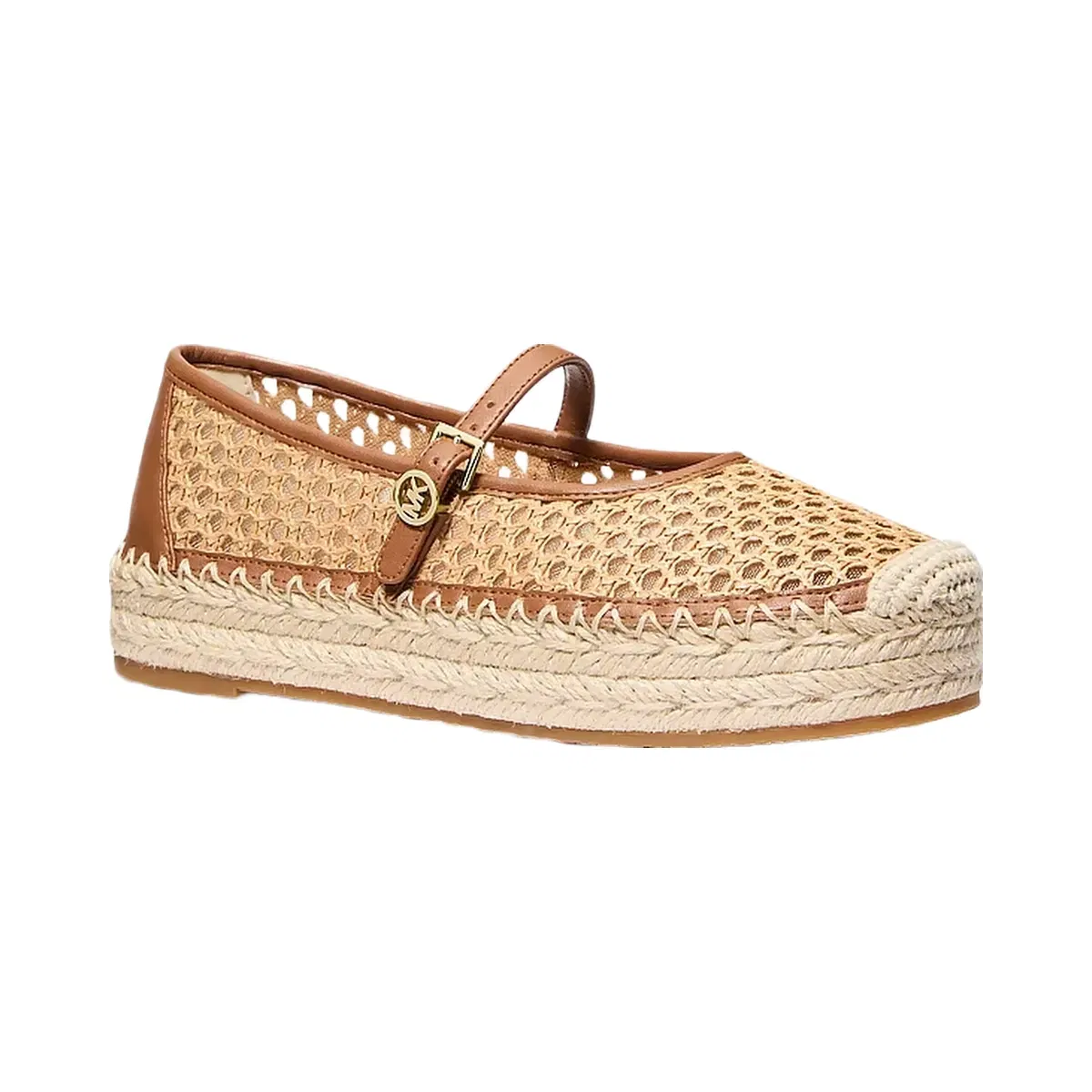 Michael Kors Belina Signature Logo Platform Espadrille Luggage
