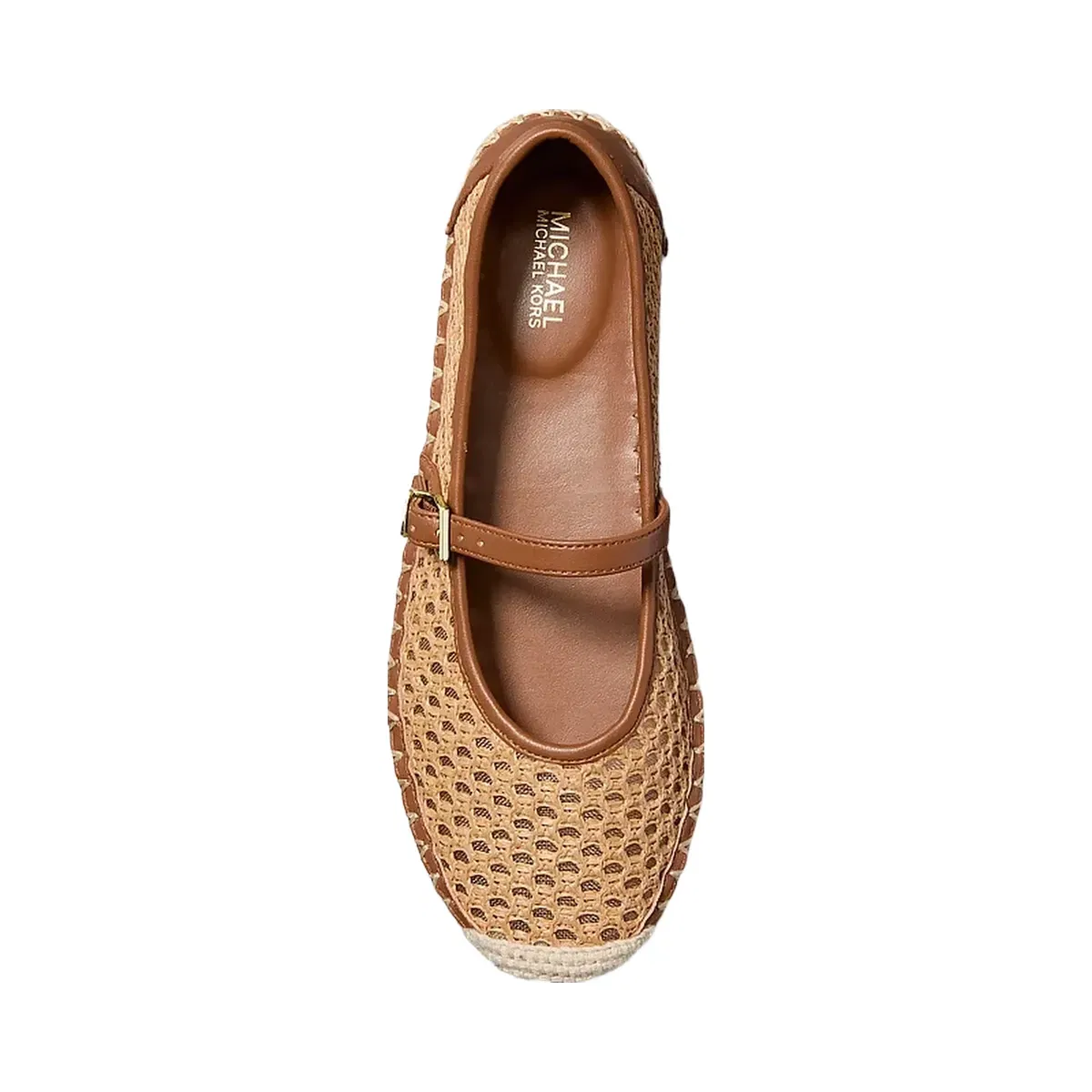 Michael Kors Belina Signature Logo Platform Espadrille Luggage