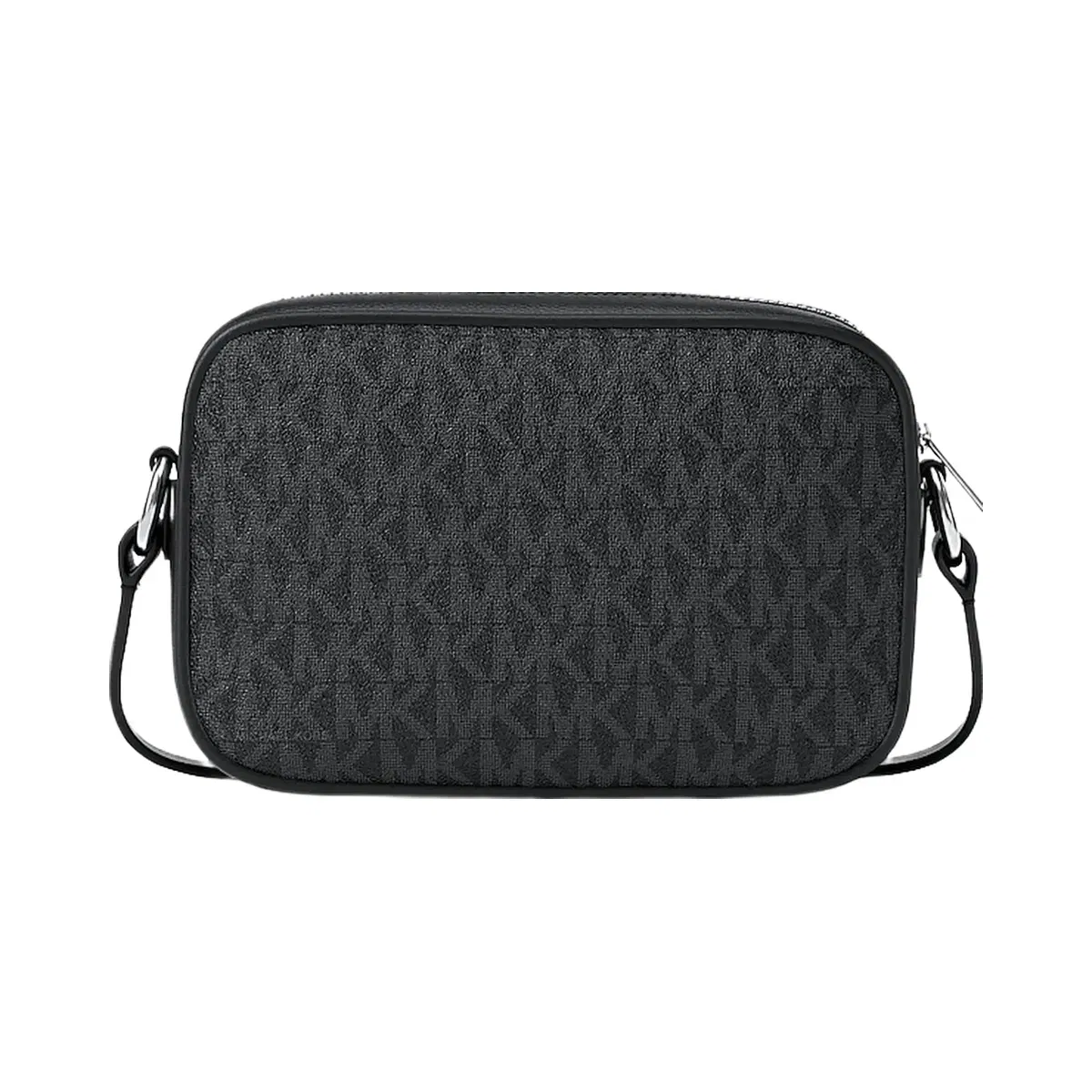 Michael Kors Jet Set Travel Small Signature Logo Camera Crossbody Bag Black