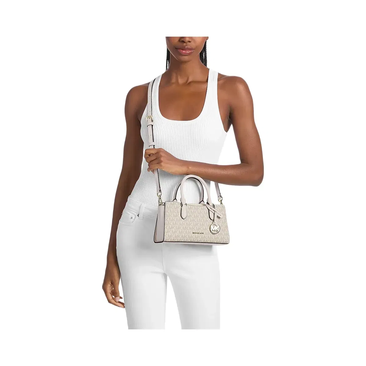 Michael Kors Arden Small Signature Logo Messenger Bag Lt Crm Multi