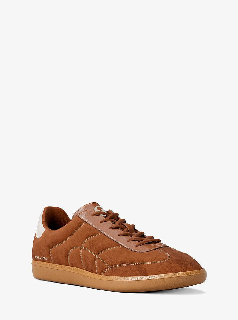 Michael Kors Sammy Suede Sneaker Luggage