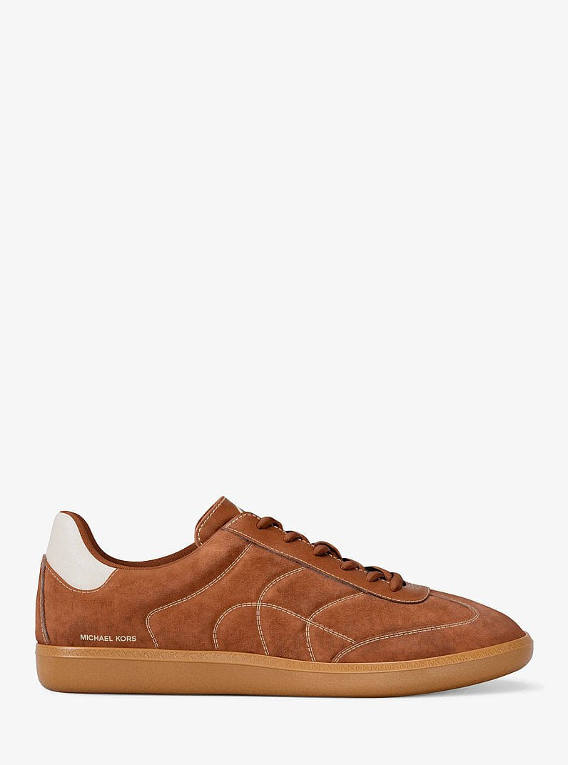 Michael Kors Sammy Suede Sneaker Luggage