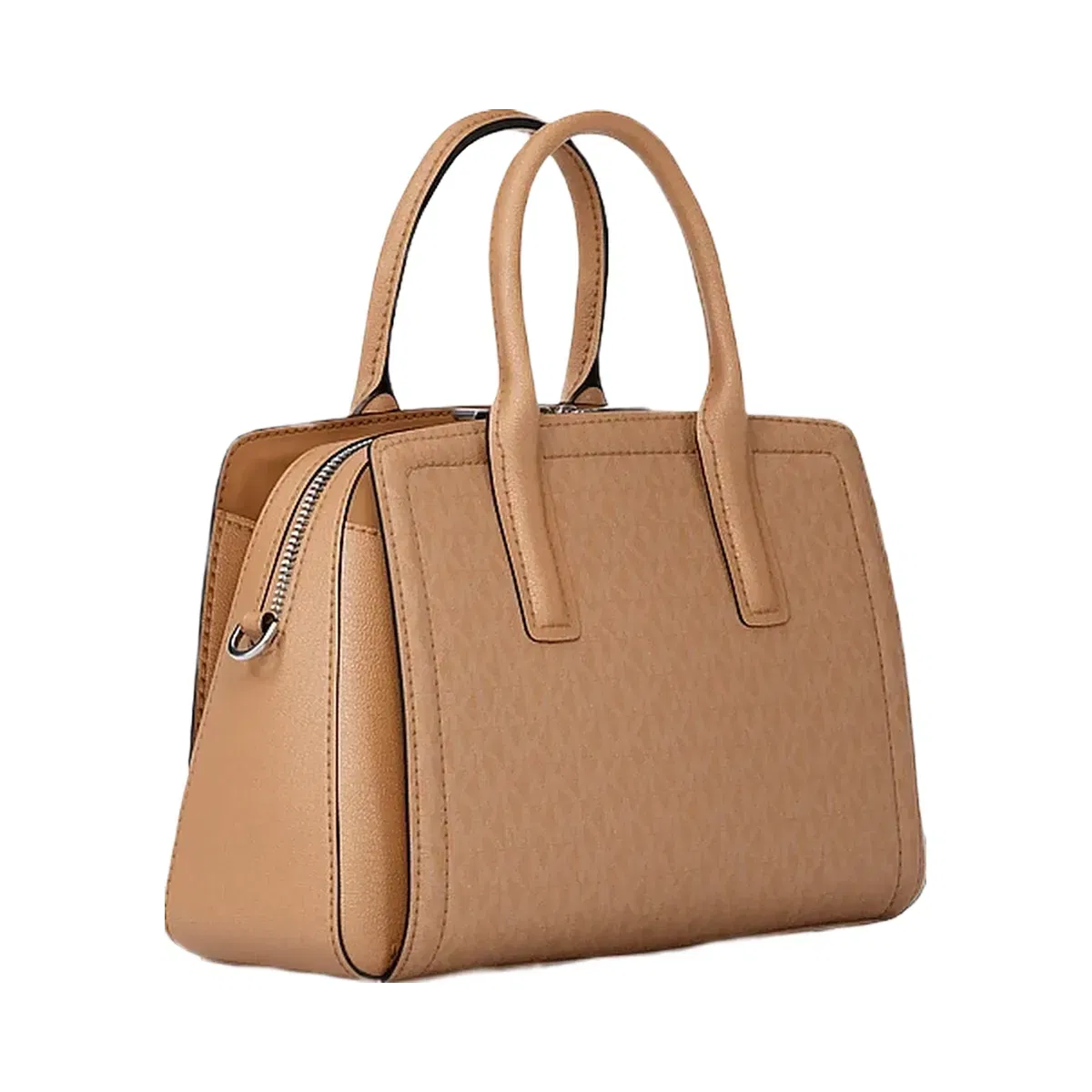 Michael Kors Laila Small Signature Logo Satchel Peanut