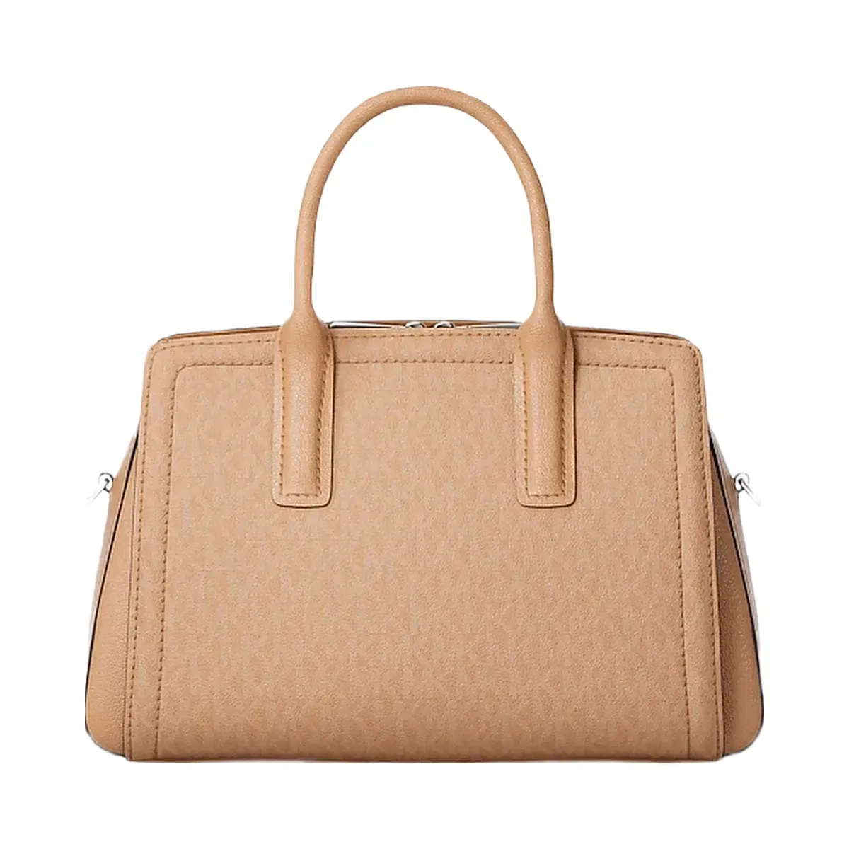 Michael Kors Laila Small Signature Logo Satchel Peanut
