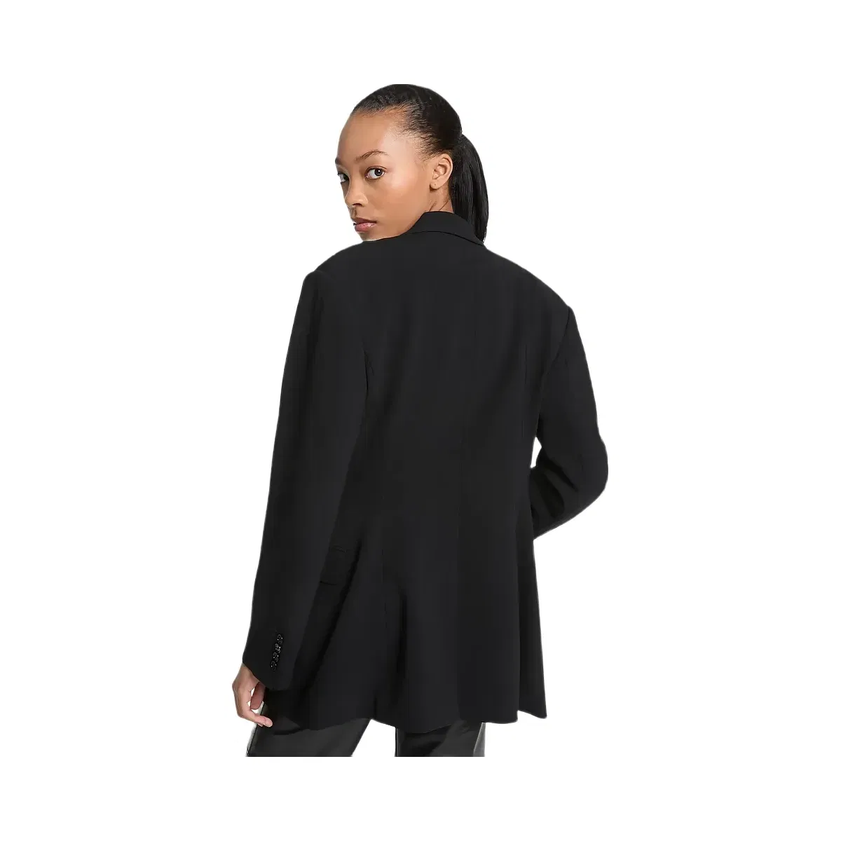 Michael Kors Crepe Blazer Black