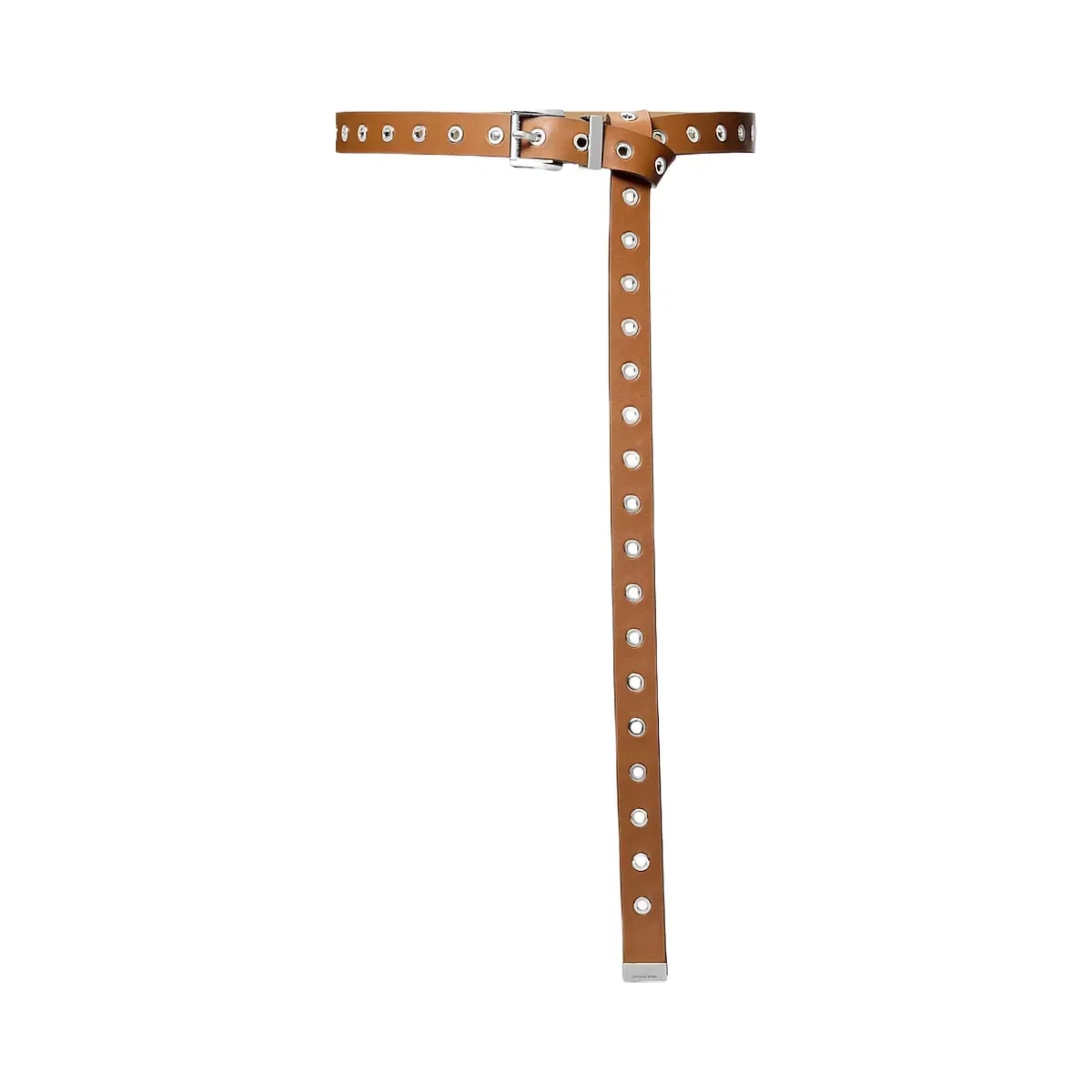 Michael Kors Grommeted Leather Belt Luggage