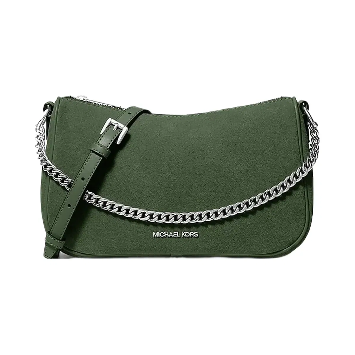 Michael Kors Carmela Medium Convertible Pochette Amazon Green