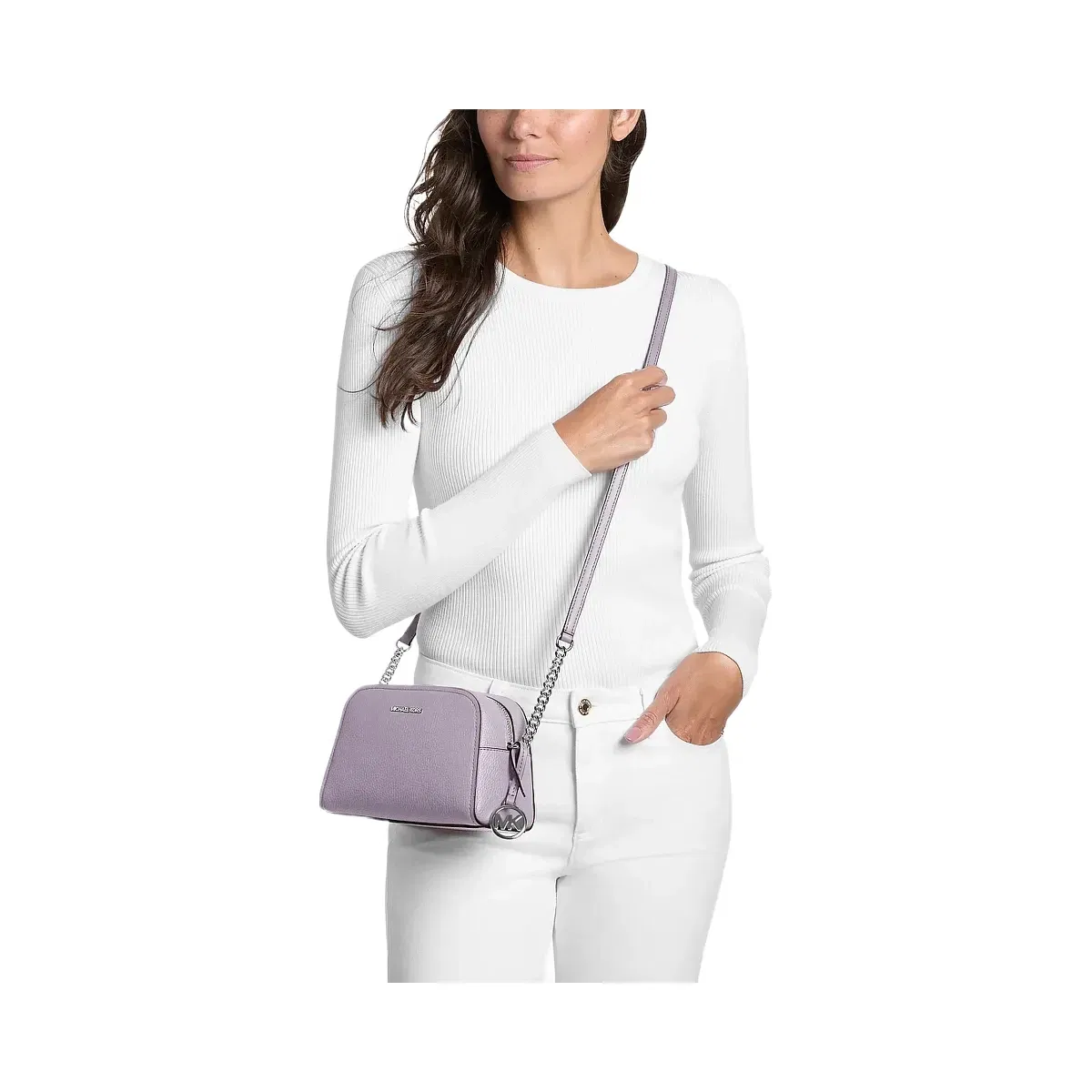 Michael Kors Ashton Extra-Small Camera Crossbody Bag Lilac