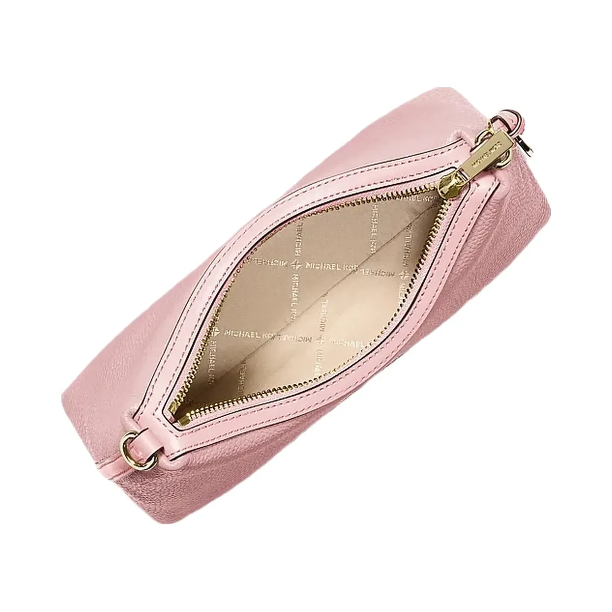 Michael Kors Sammy Small Pebbled Leather Convertible Crossbody Bag Powder Blush