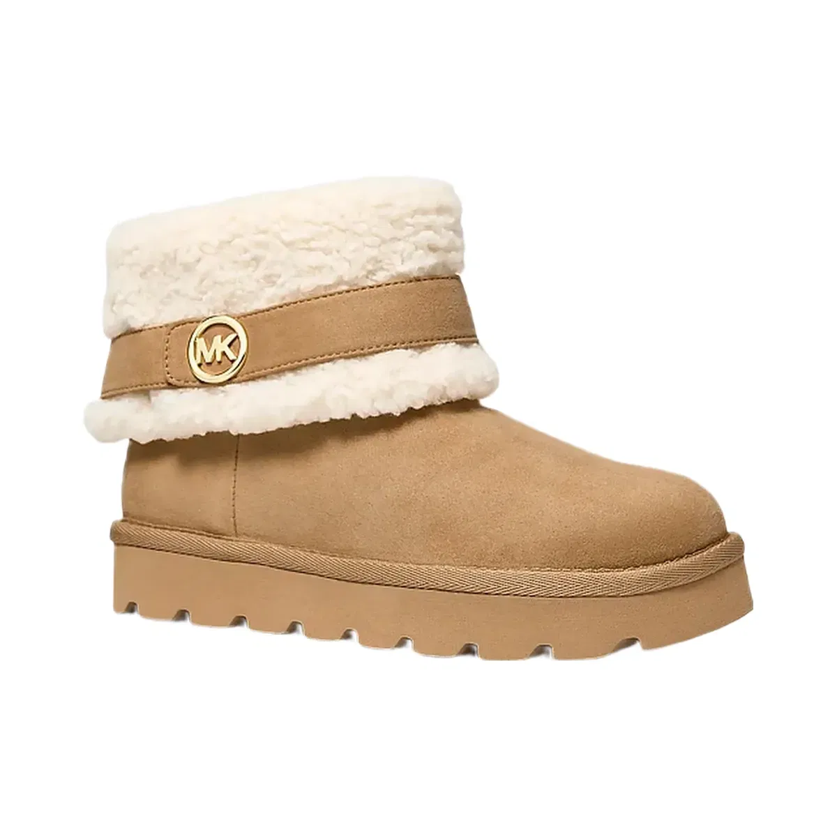 Michael Kors Winnie Faux Shearling Boot Camel