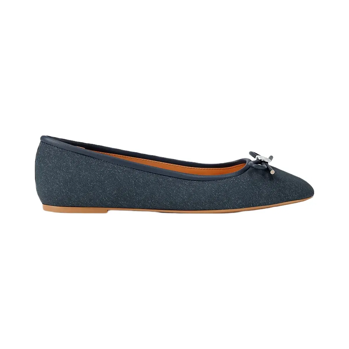 Michael Kors Savannah Denim Ballet Flat Dk Vt Bluwsh