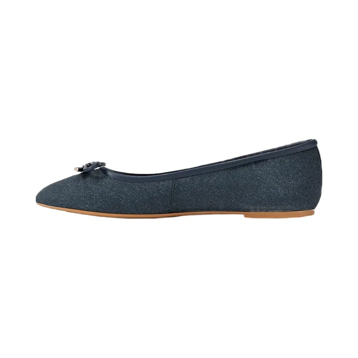 Michael Kors Savannah Denim Ballet Flat Dk Vt Bluwsh