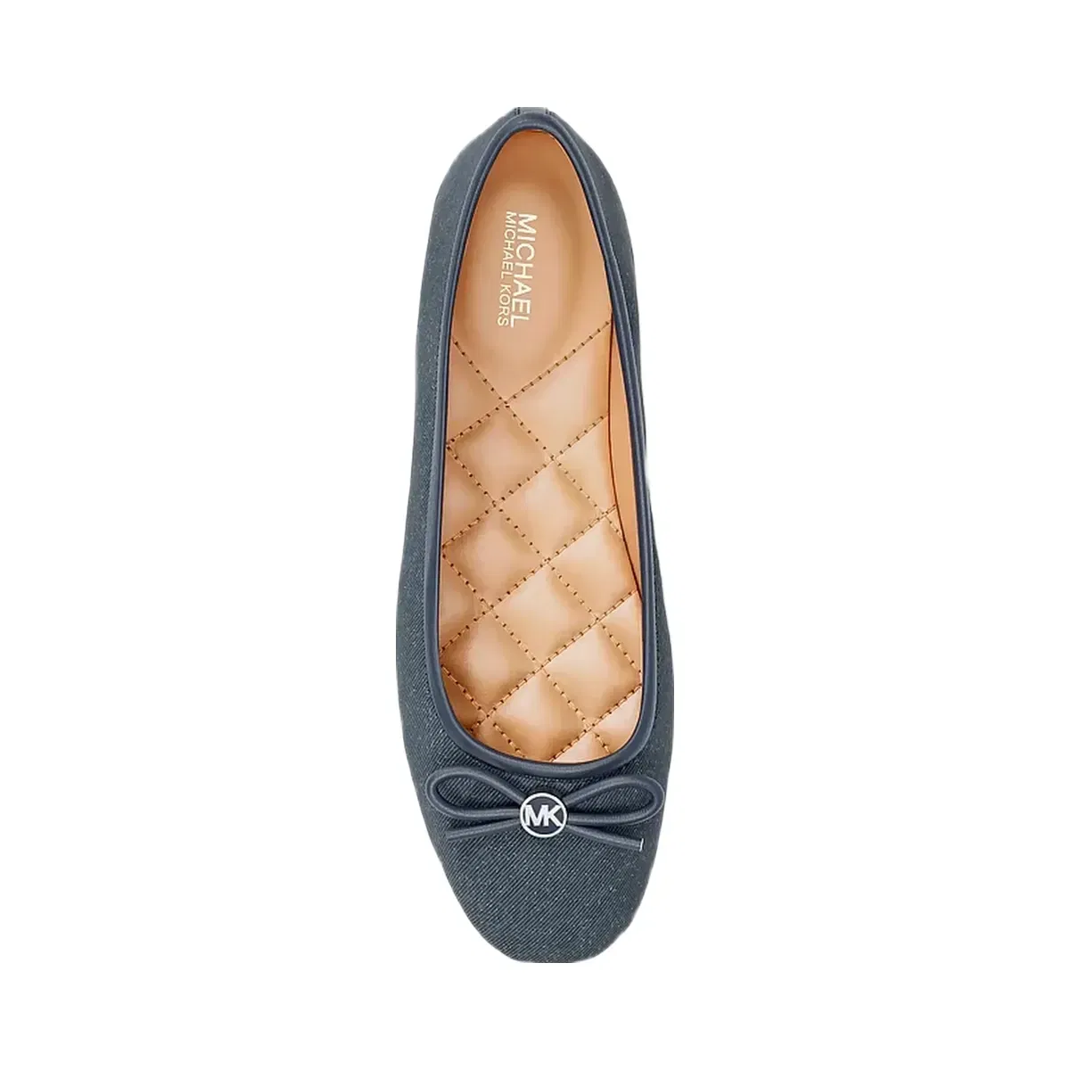 Michael Kors Savannah Denim Ballet Flat Dk Vt Bluwsh