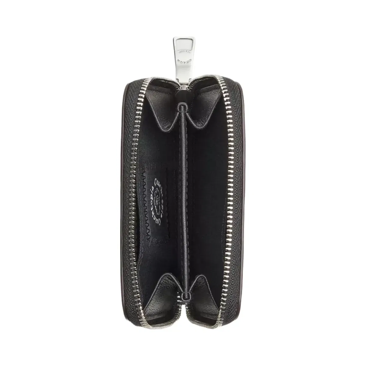 Coach Alter/Ego Zip Around Wallet in Black Chalk