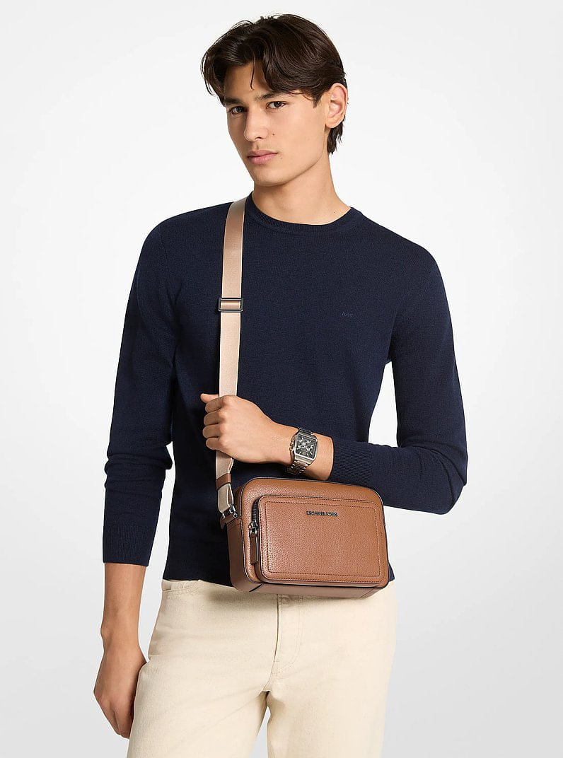 Michael Kors Cooper Pebbled Leather Flight Bag Luggage