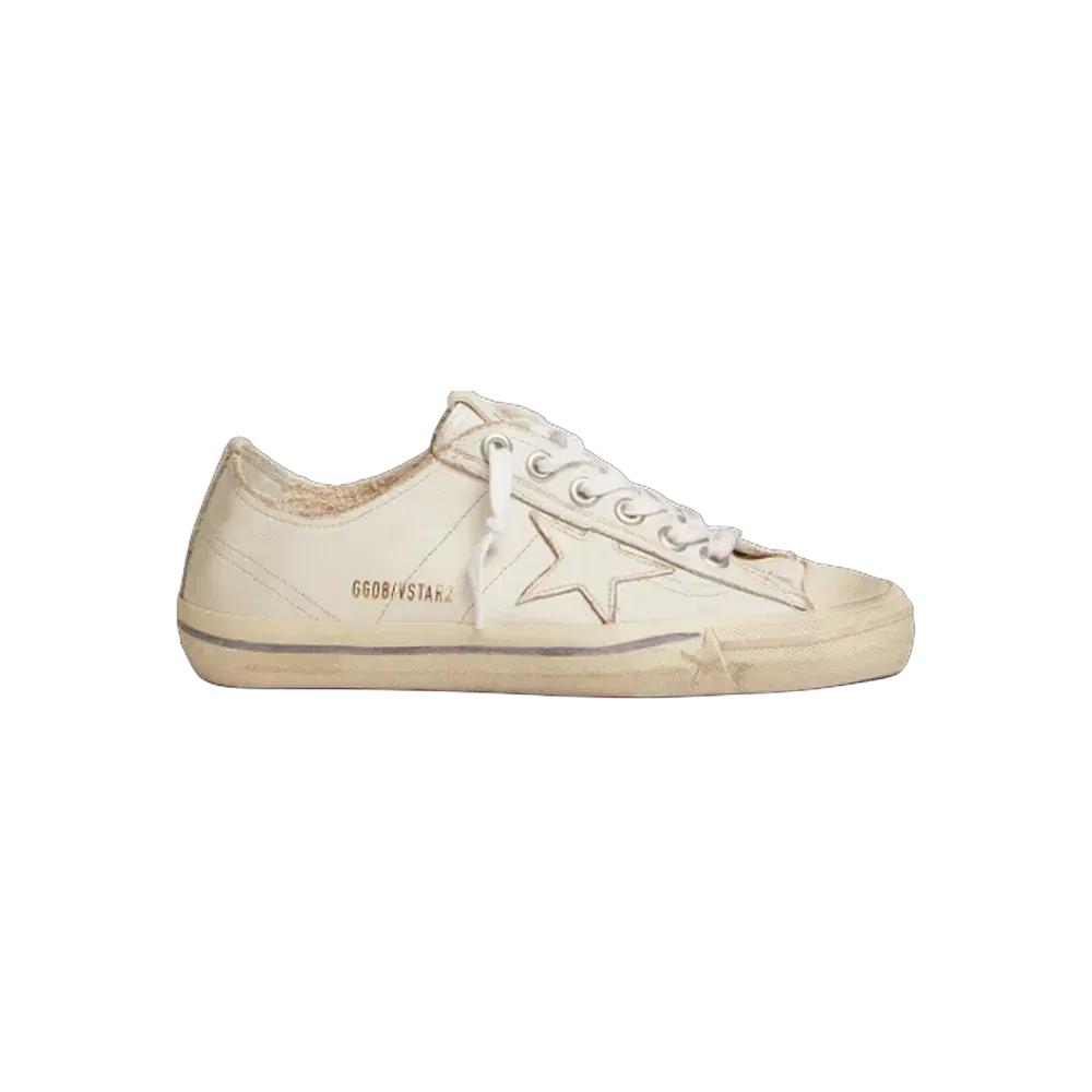 Golden Goose V-Star In Vintage Effect Leather