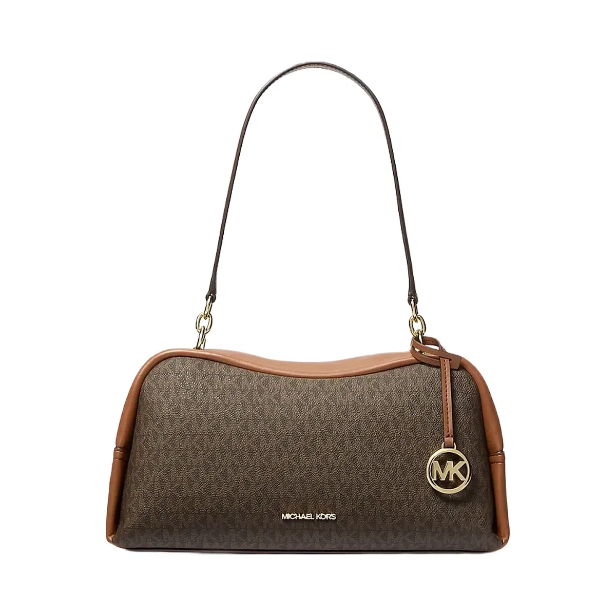 Michael Kors Cecily Medium Signature Logo Shoulder Bag Brown