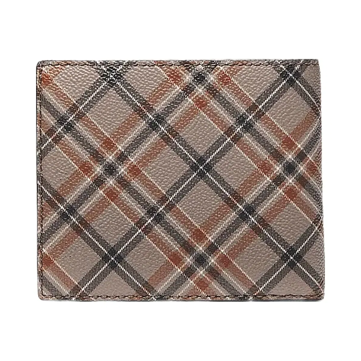 Michael Kors Cooper Plaid Print Wallet Mushroom