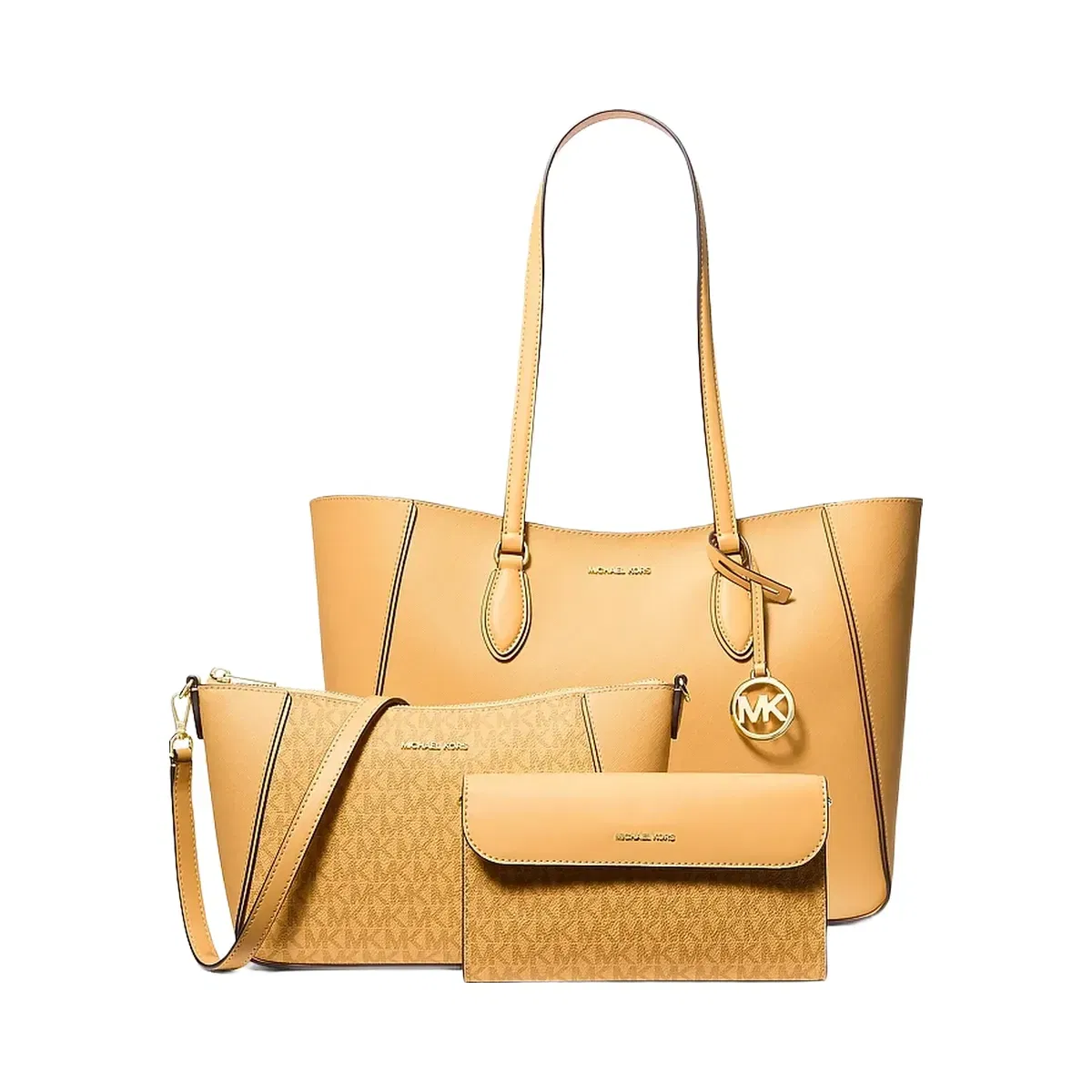 Michael Kors Jet Set Travel Large 3-in-1 Tote Bag Honeywheat