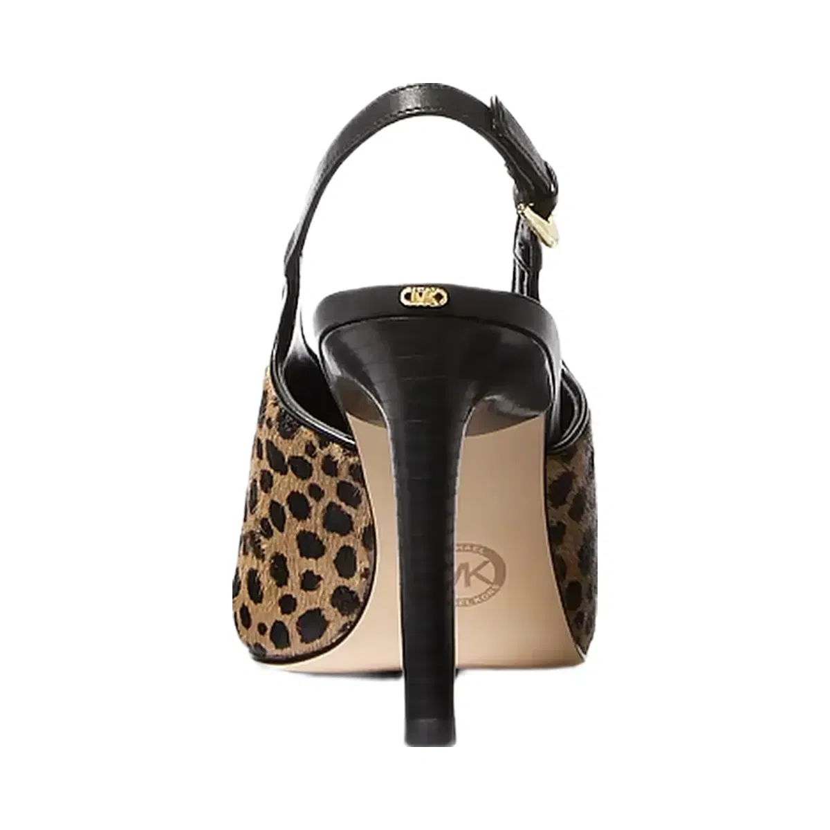 Michael Kors Kasia Cheetah Print Calf Hair Slingback Pump Husk Multi