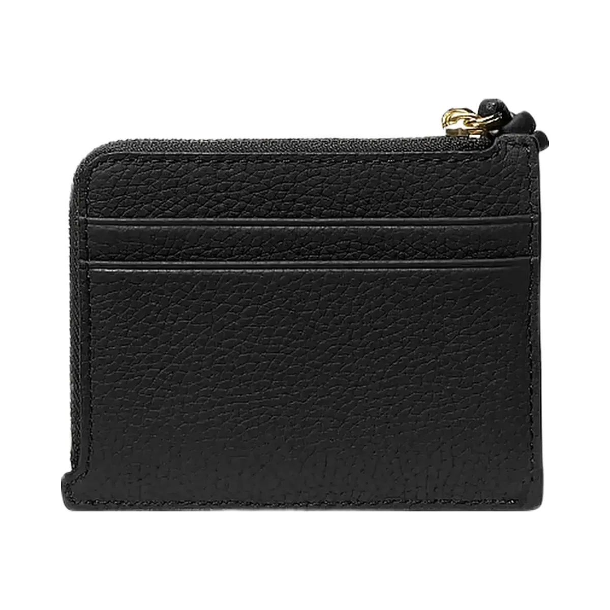 Michael Kors Jet Set Small Pebbled Leather Card Case Wristlet Black