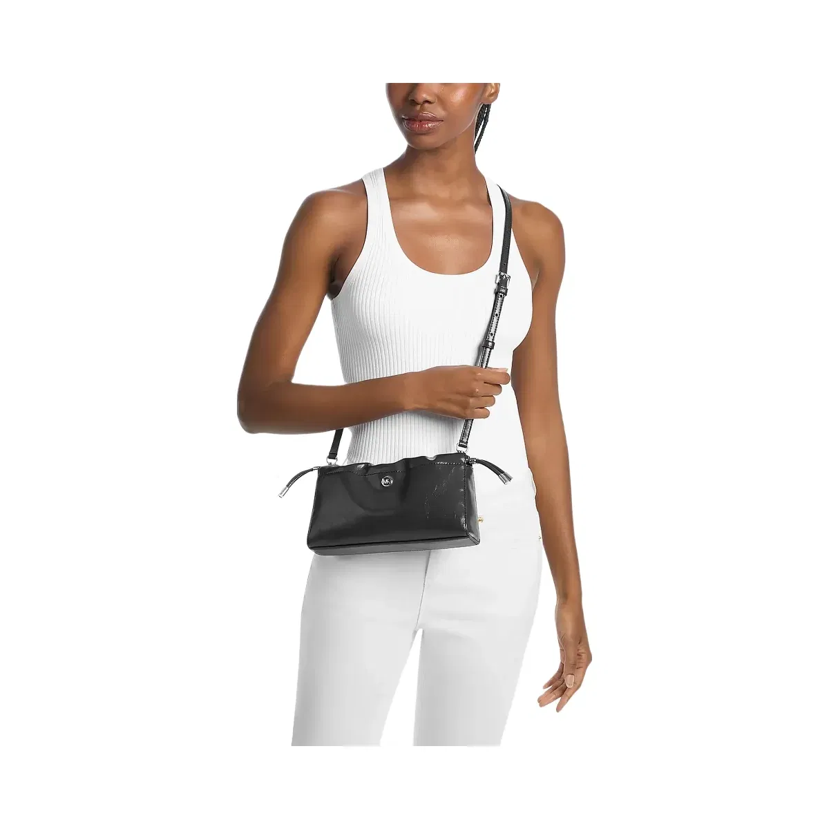 Michael Kors Matilda Small Cinched Crossbody Bag Black